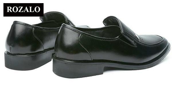 Giày tây da nam Rozalo RMG7012B-Đen