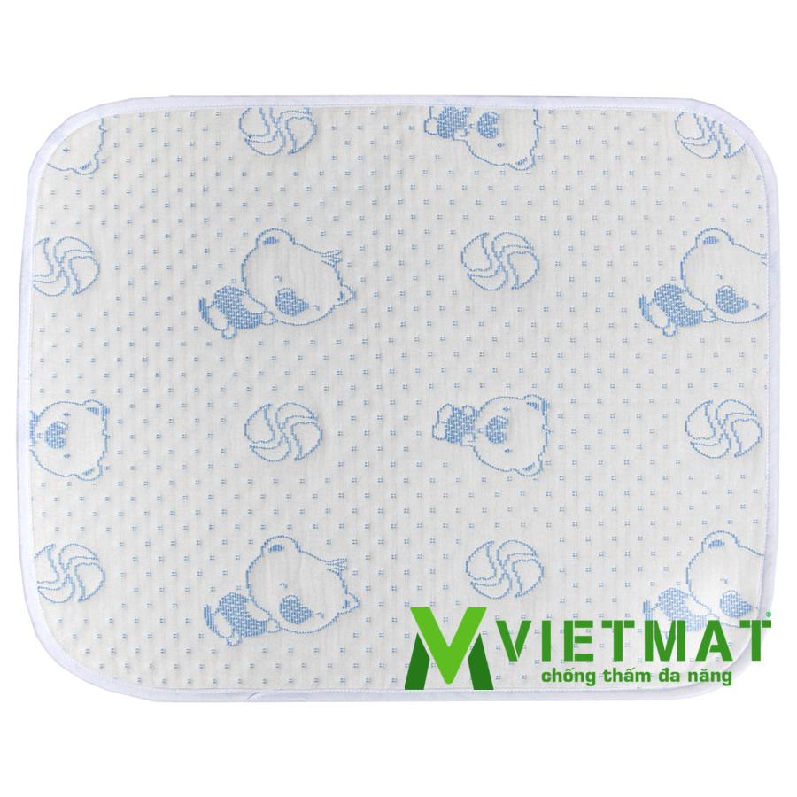 Size 40x50cm - Tấm lót chống thấm cho bé cotton 4 lớp VIETMAT