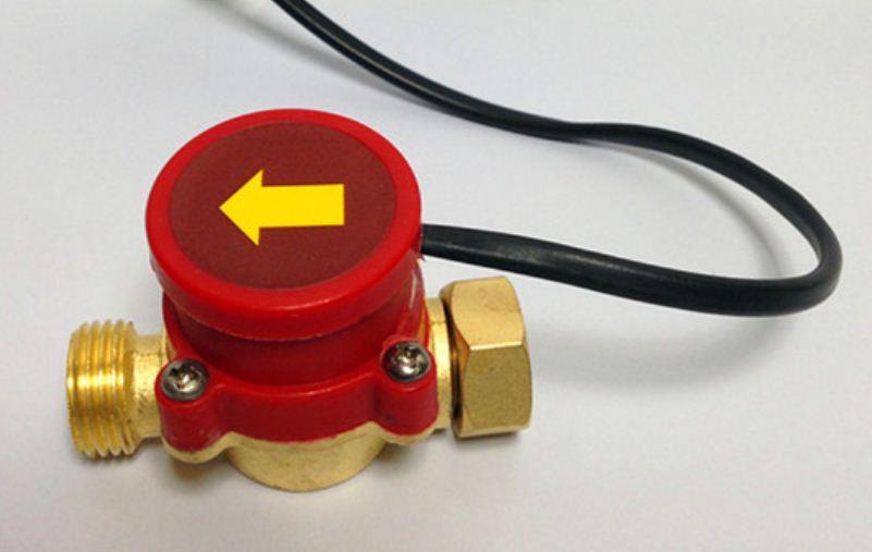 công tắc dòng chảyCông tắc cảm biến dòng chảy tự động đóng cắt máy bơm khi không có nước 100W/220V(V