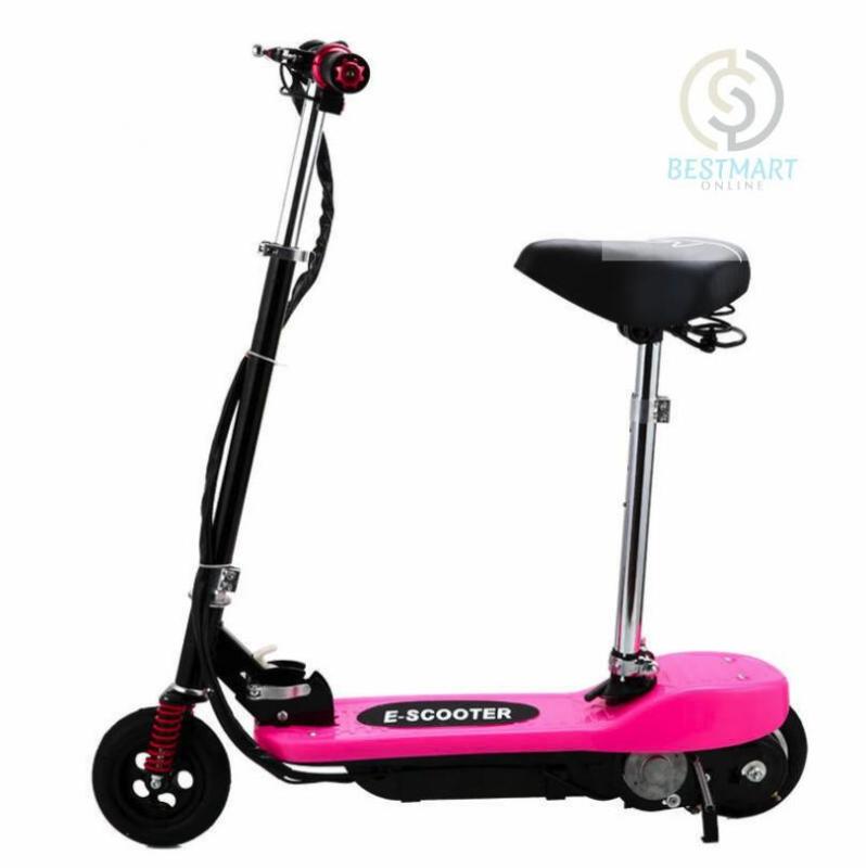 Phân phối Xe scooter điện E-Scooter 15km/h, tải trọng 80kg, 120w (Pink)