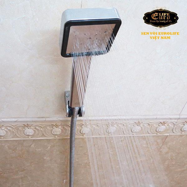 Bộ tay dây sen siêu tăng áp 1 chế độ nước chảy Eurolife EL-113SH-4.jpg