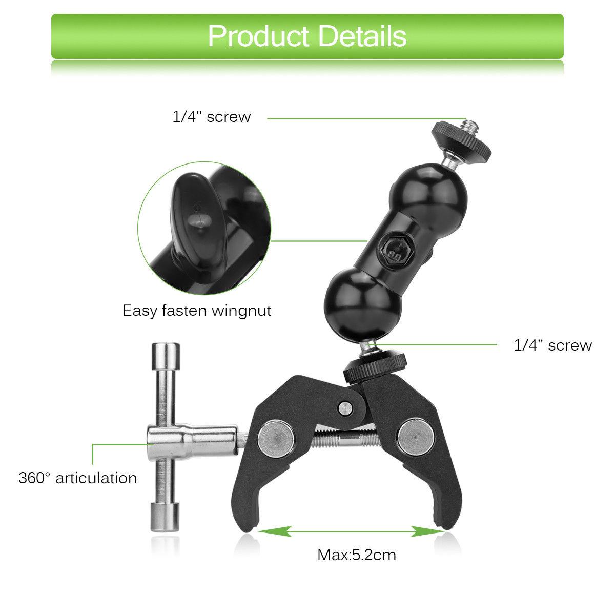 Bộ Magic arm mount mini và Kẹp ghi đông nhôm CNC siêu cứng (1).jpg