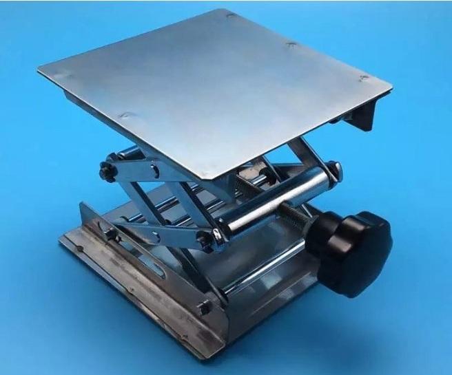 Bàn nâng Bình cầu bằng thép không gỉ 10x10cm