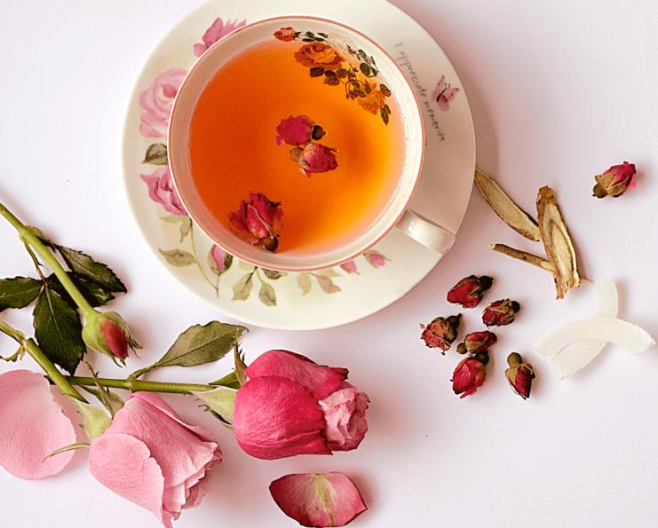 Trà hoa hồng, Trà hoa, Trà thảo mộc, Trà hoa khô, Trà hoa thảo dược, Trà hoa hồng khô