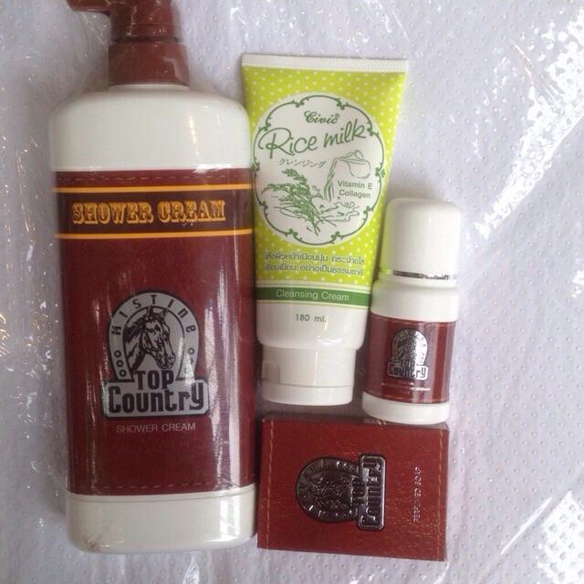 Combo:srm Gạosữa Tắm Ngựaxà Bông Ngựalăn Khử Mùi Ngựa