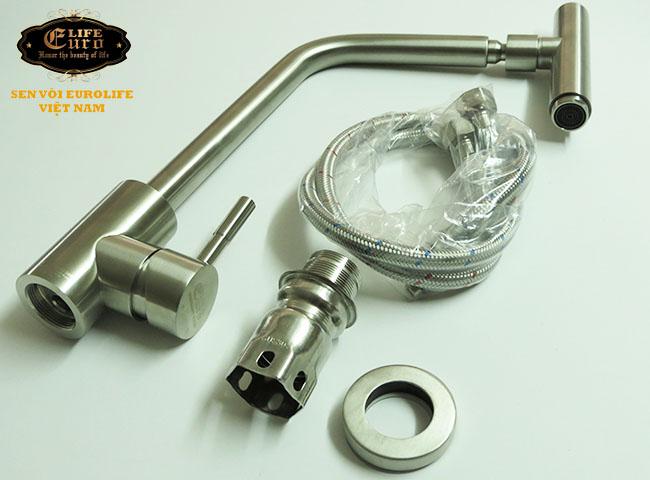 Vòi rửa chén nóng lạnh Inox SUS 304 Eurolife EL-T031-14.jpg