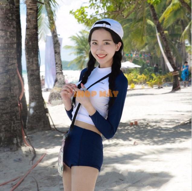 Đồ Bơi 2 Mảnh Tay Dài AT062 Shop Mây