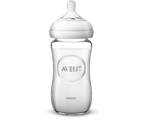 Bình sữa Philips Avent thủy tinh mô phỏng tự nhiên 240ml 673.17