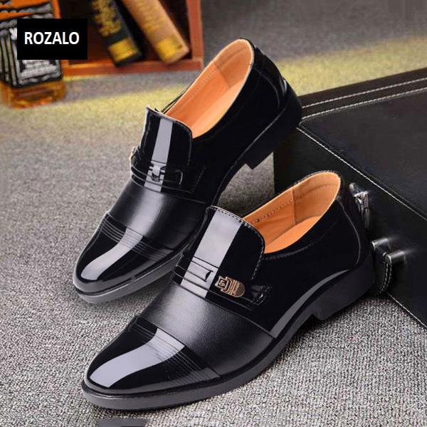 Giày tây nam cao cấp kiểu xỏ Rozalo RM56353