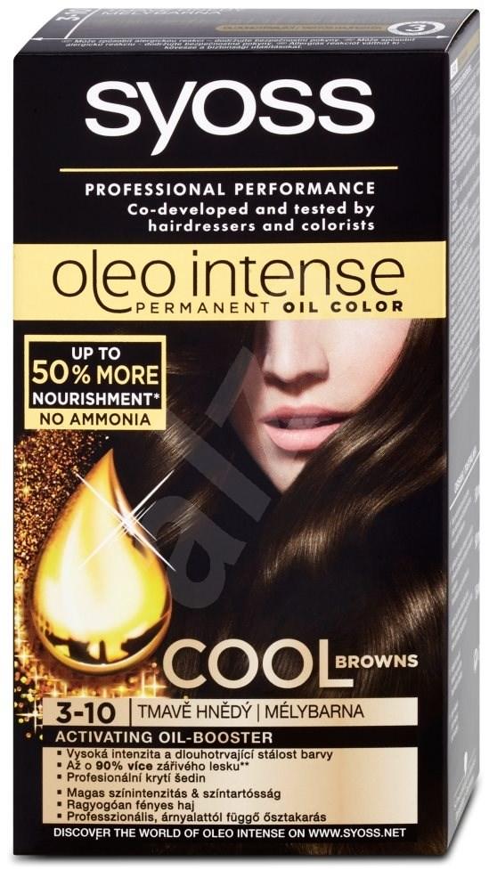 Thuốc Nhuộm Tóc ( Nâu Tối ) Nhập Khẩu Syoss Oleo Intense 3 - 10 Dark Brown 50 Ml