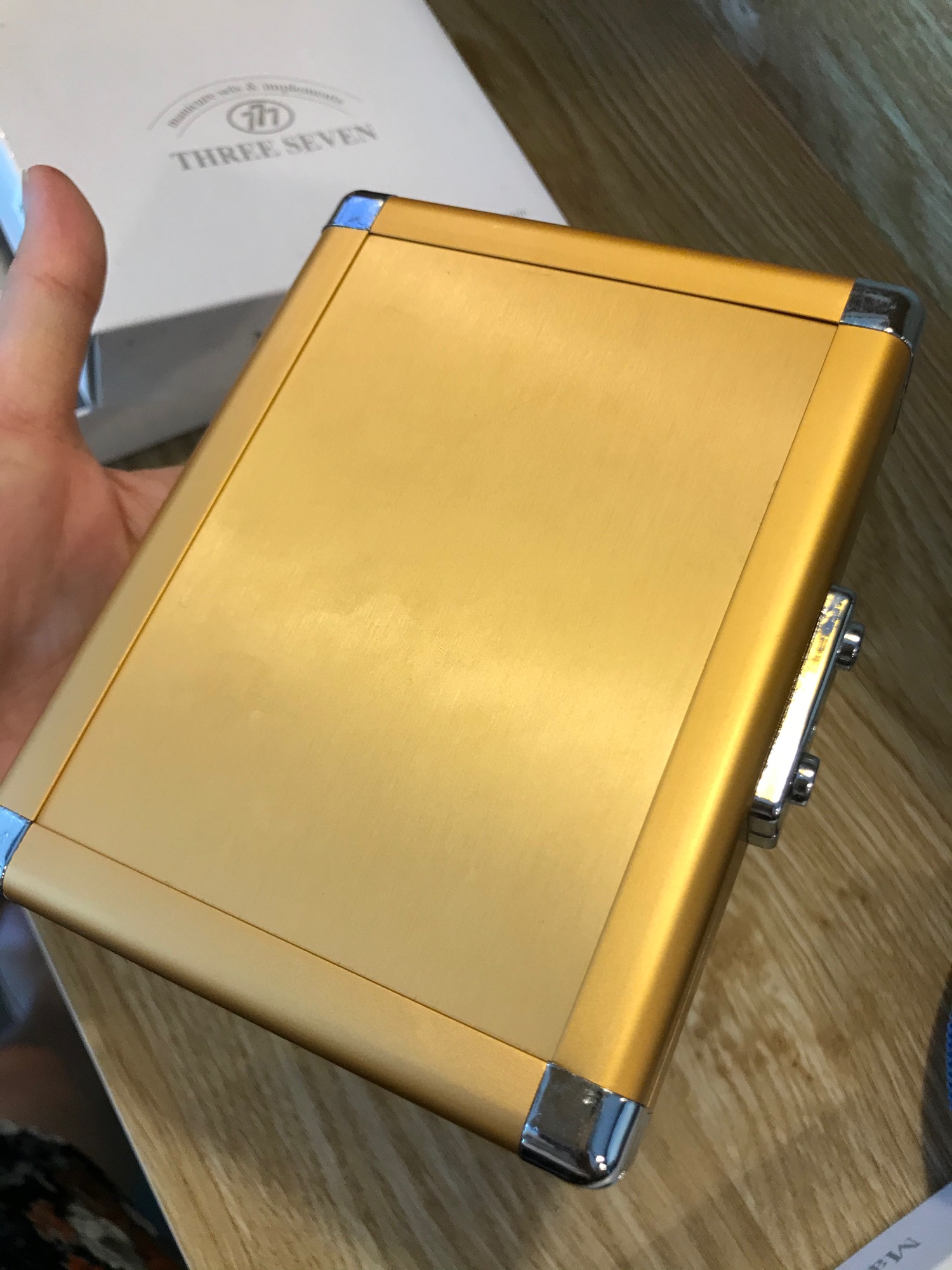 bộ chăm sóc móng hiệu 777 cao cấp - xách tay Hàn (mã TS16000 gold)