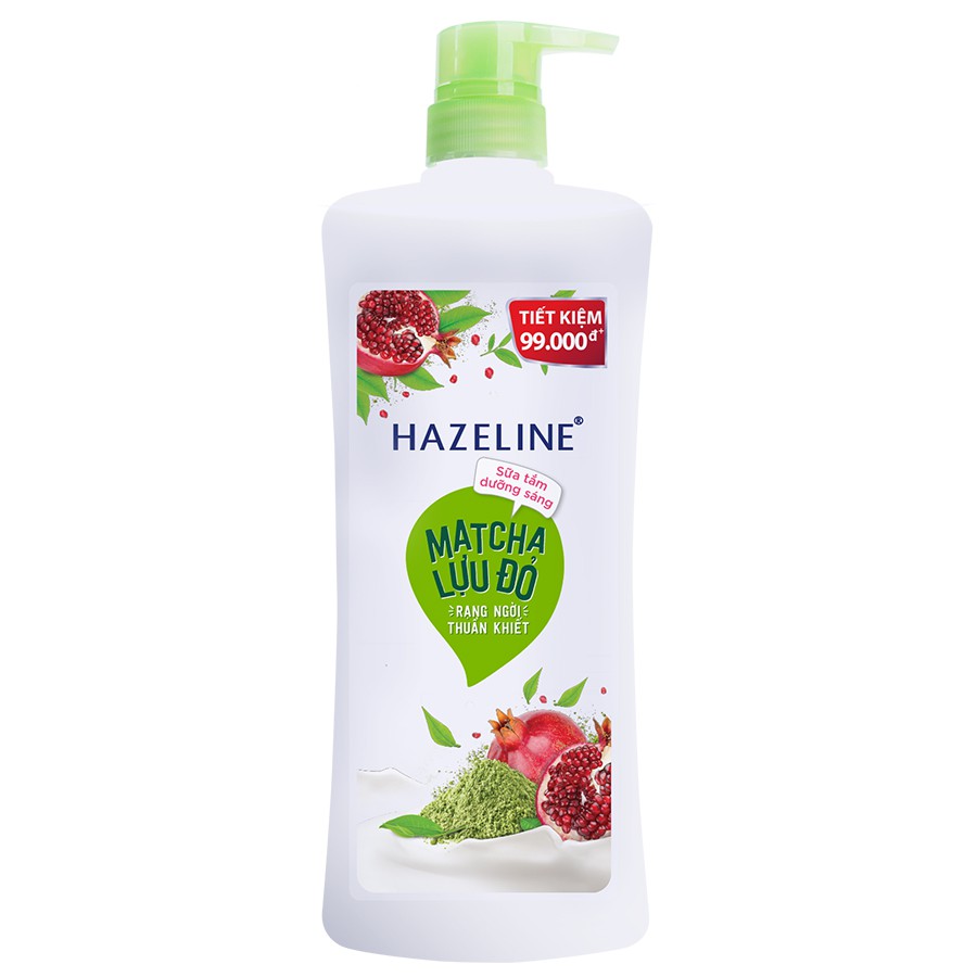 [HCM]Sữa tắm Hazeline Matcha lựu đỏ - sáng da 900g ) cam kết hàng đúng mô tả chất lượng đảm bảo an toàn đến sức khỏe người sử dụng đa dạng mẫu mã màu sắc kích cỡ