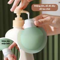 Bộ 3 Bình Chiết Mỹ Phẩm Silicone 60ml Du Lịch Chống Rò Rỉ | Chai Bóp Mini Đựng Dầu Gội Lotion