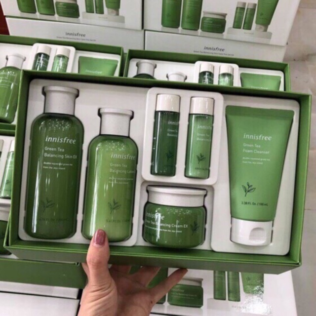 [HCM]Bộ dưỡng da trà xanh Green Tea Innisfree cam kết hàng đúng mô tả chất lượng đảm bảo an toàn đến sức khỏe người sử dụng đa dạng mẫu mã màu sắc kích cỡ