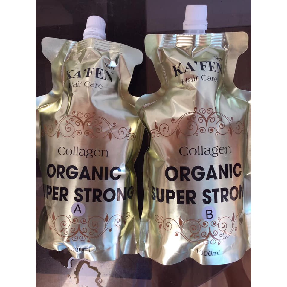 Cặp Uốn Nóng New Kafen Collagen Organic Super Strong 1000Ml X2