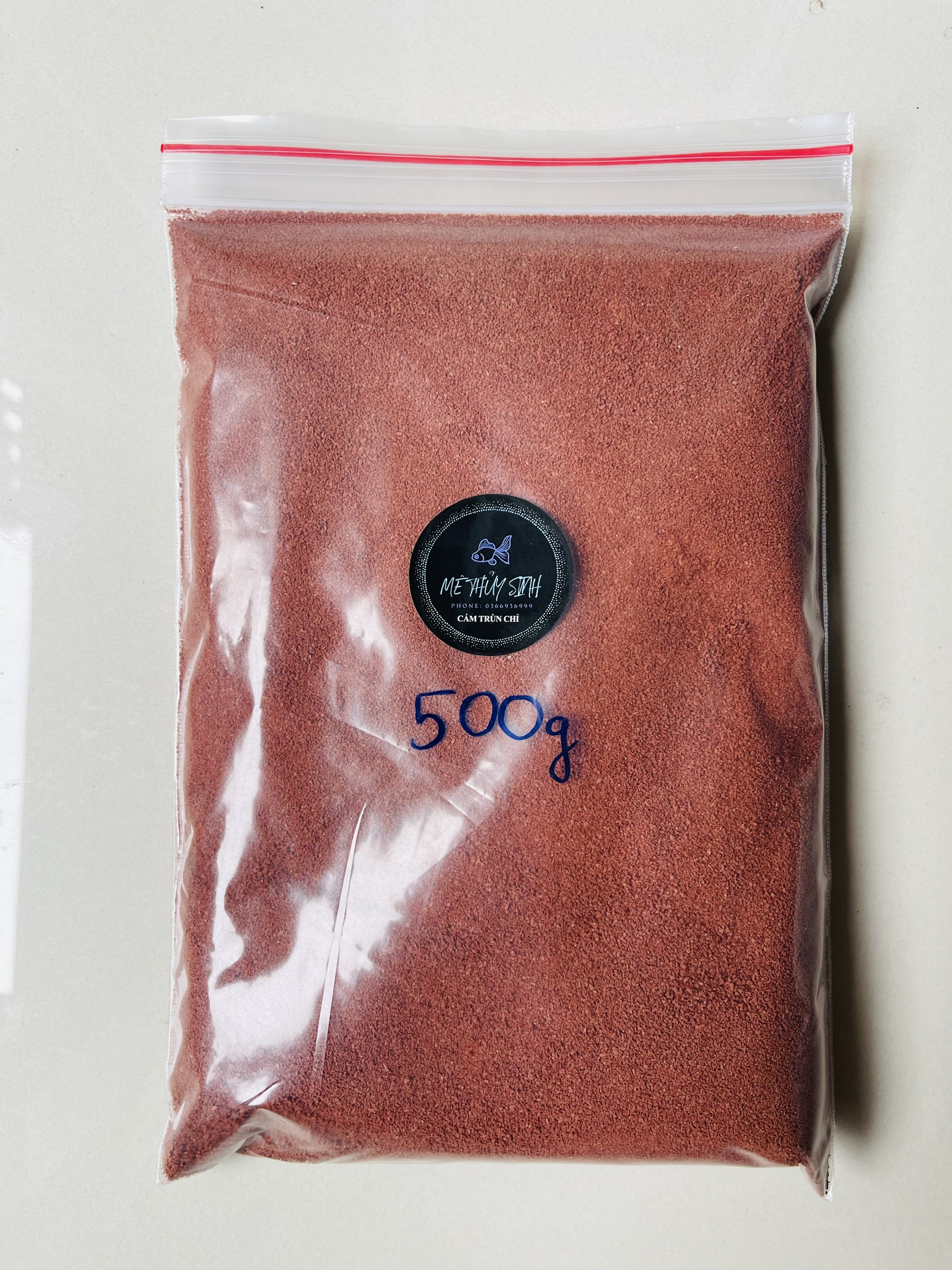 [Sỉ 200g - 500g - 1Kg] Cám Trùn Chỉ - Thức ăn tươi sấy khô giàu dinh dưỡng cho cá bảy màu cá betta c