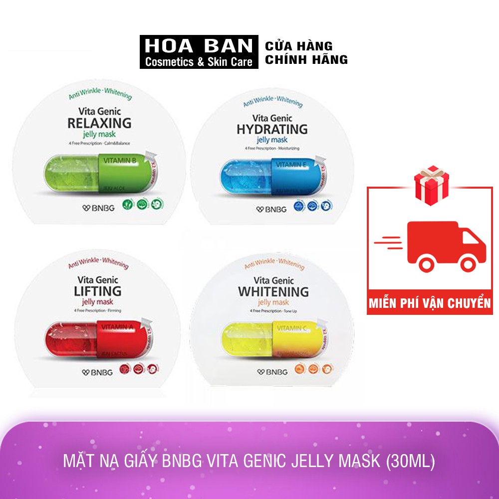 [ Có Tem] Mặt Nạ Giấy Bnbg Vita Genic Jelly Mask (30Ml) Chất Lượng Sản Phẩm Đảm Bảo Và Cam Kết Hàng Đúng Như Mô Tả