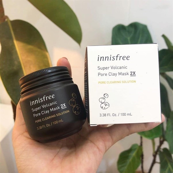 Mặt Nạ Đất Sét Innisfree Super Volcanic Pore Clay Mask 2X 100ml