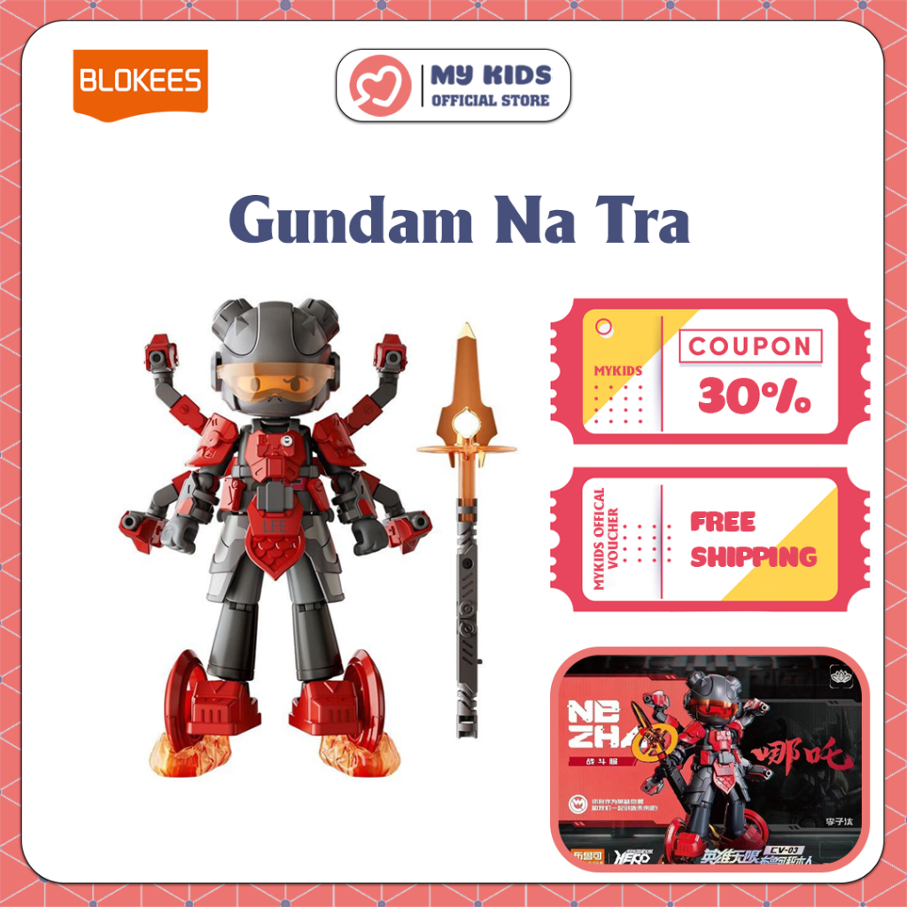 Đồ Chơi Lắp Ráp Gundam Robot NaTra - BLOKEES 85003