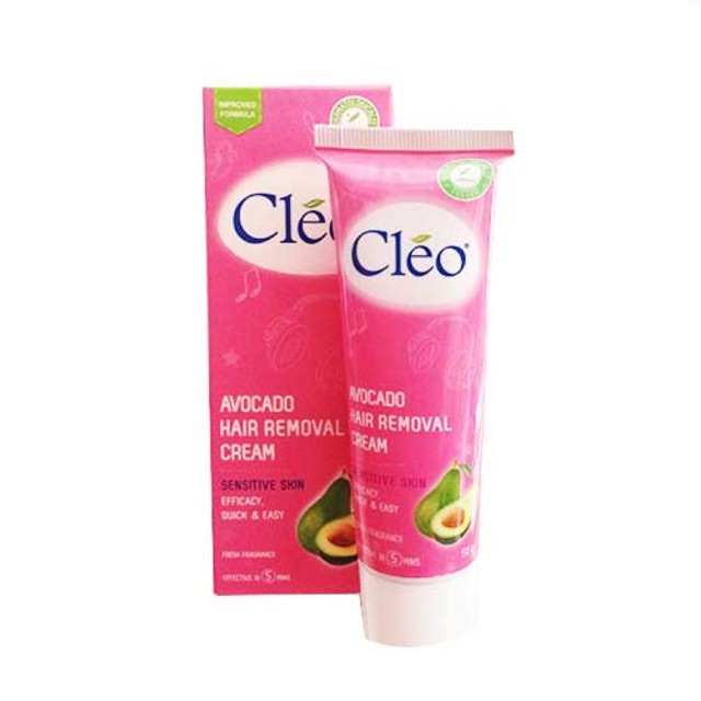 Kem Tẩy Lông Cleo Avocado Hair Removal Cream Sensitive Skin 50G Cam Kết Sản Phẩm Đúng Mô Tả Chất Lượng Đảm Bảo