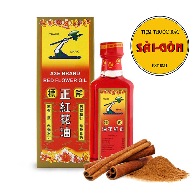 [Hcm]Dầu Nóng Hồng Hoa Hiệu Cây Búa 35Ml