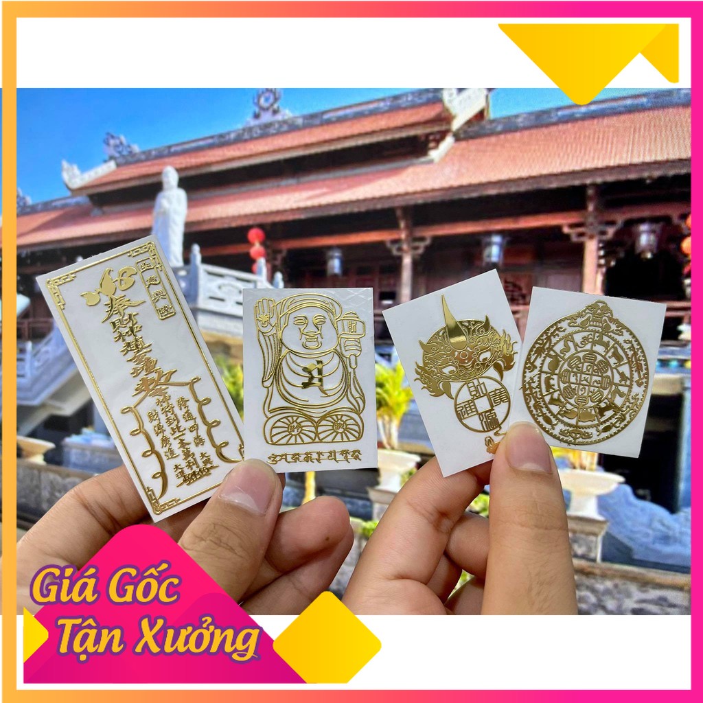 {GIÁ SỈ} [Đã Khai Quang] Bộ Combo 4 Linh Phù Tài Lộc Cải Vận May Mắn( Thần Tài Giữ Của - Mua May Bán