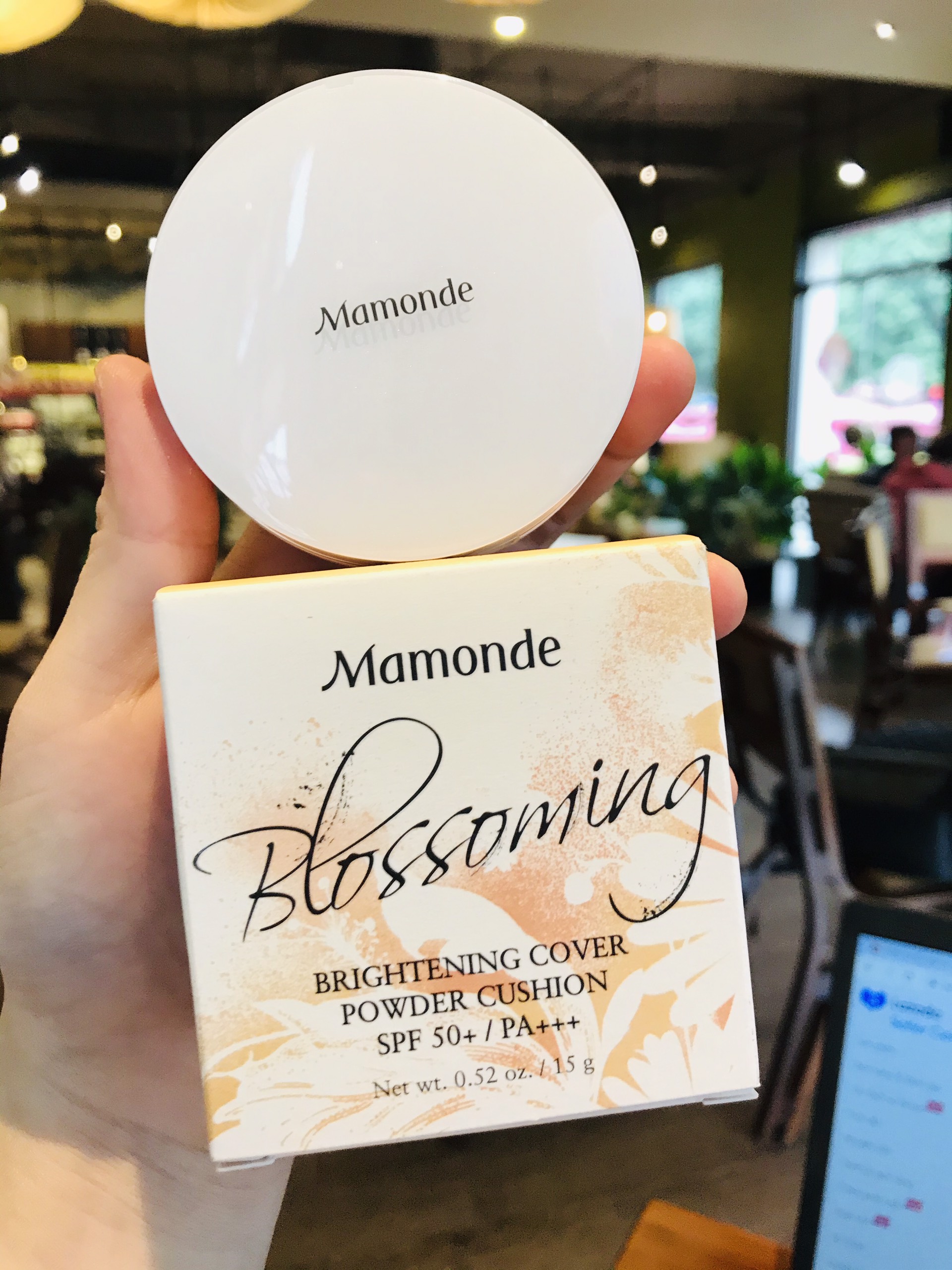 Phấn Nước Chống Nắng Mamonde Brightening Cover Powder Cushion Spf 50+ Pa+++ 15G