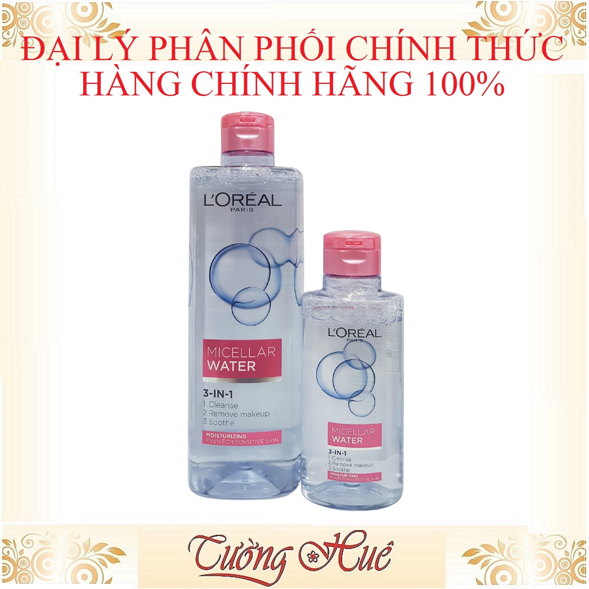 Nước Tẩy Trang Loréal Micellar Water 3In1 Moisturizing