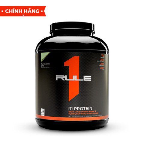 Sữa tăng cơ Rule 1 R1 Protein 228 kg (76 servings) nhập khẩu chính hãng chứa Whey Isolate và Hydroly