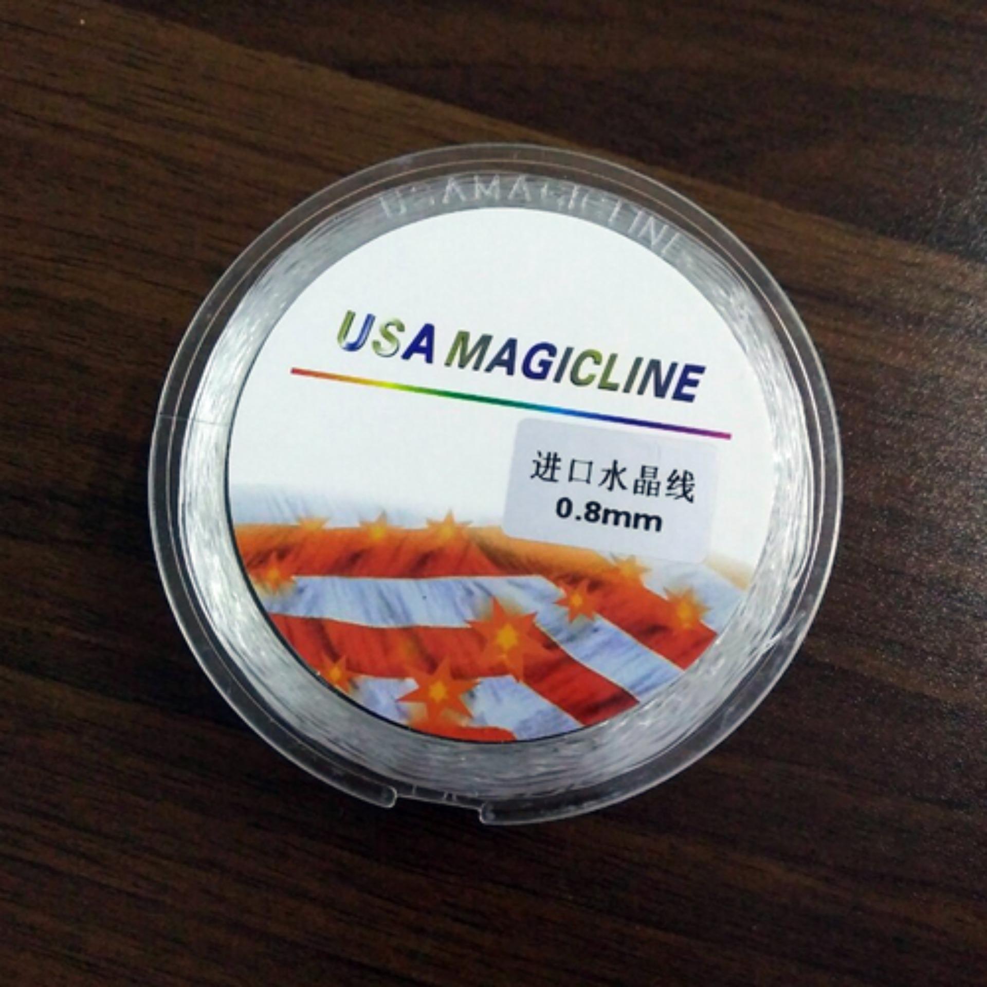 Dây chun cước cao cấp trong suốt xỏ vòng tay chuỗi đá phong thủy các loại bền chắc kèm hộp đựng tiện lợi diy