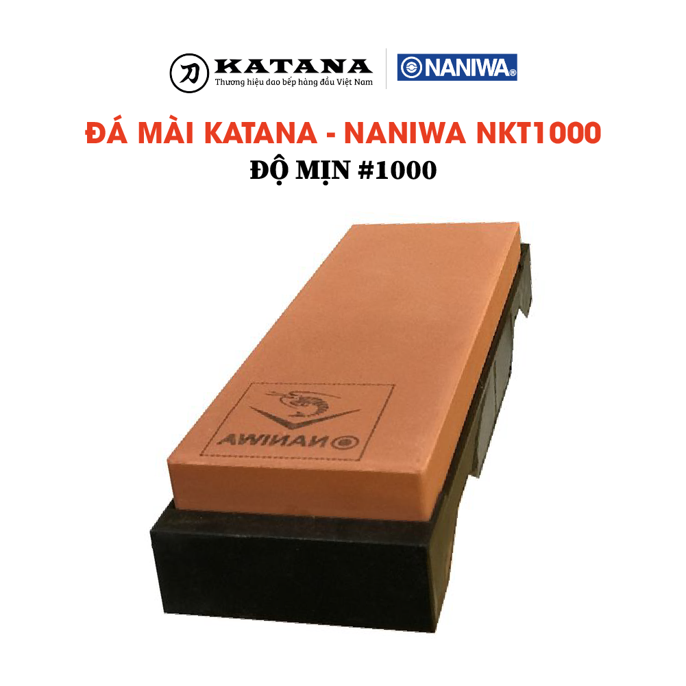 Đá mài dao cao cấp Nhật Bản Naniwa thương hiệu KATANA độ mịn #1000