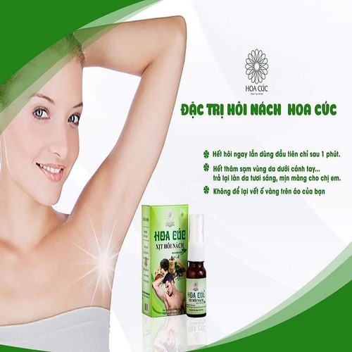 [Giá Gốc] Xịt Hôi Nách Hoa Cúc - Đặc Trị Hôi Nách Giá Khuyến Mãi - Đặc Trị Thâmđổ Mồ Hôi Các Vùng Kín Thơm Tho Sảng Khoái