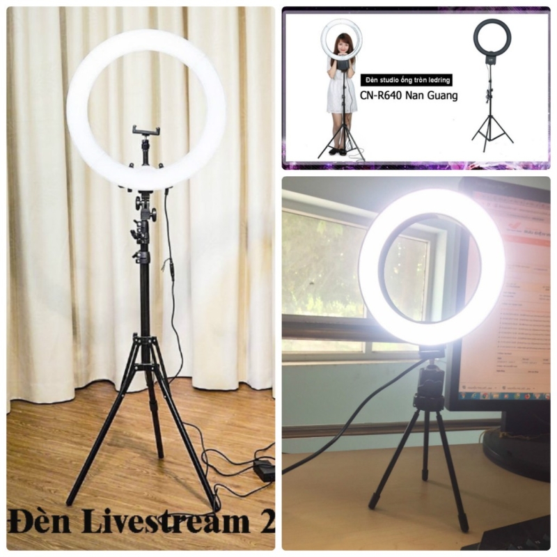 Đèn Led Ring Livestream + 3 Chân Size 30cm/ 33cm