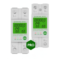 Công Tơ Điện Thông Minh Hunonic ENTEC - Đồng Hồ Đo Điện 63A Điều Khiển Từ Xa Chống Rò Rỉ Điện