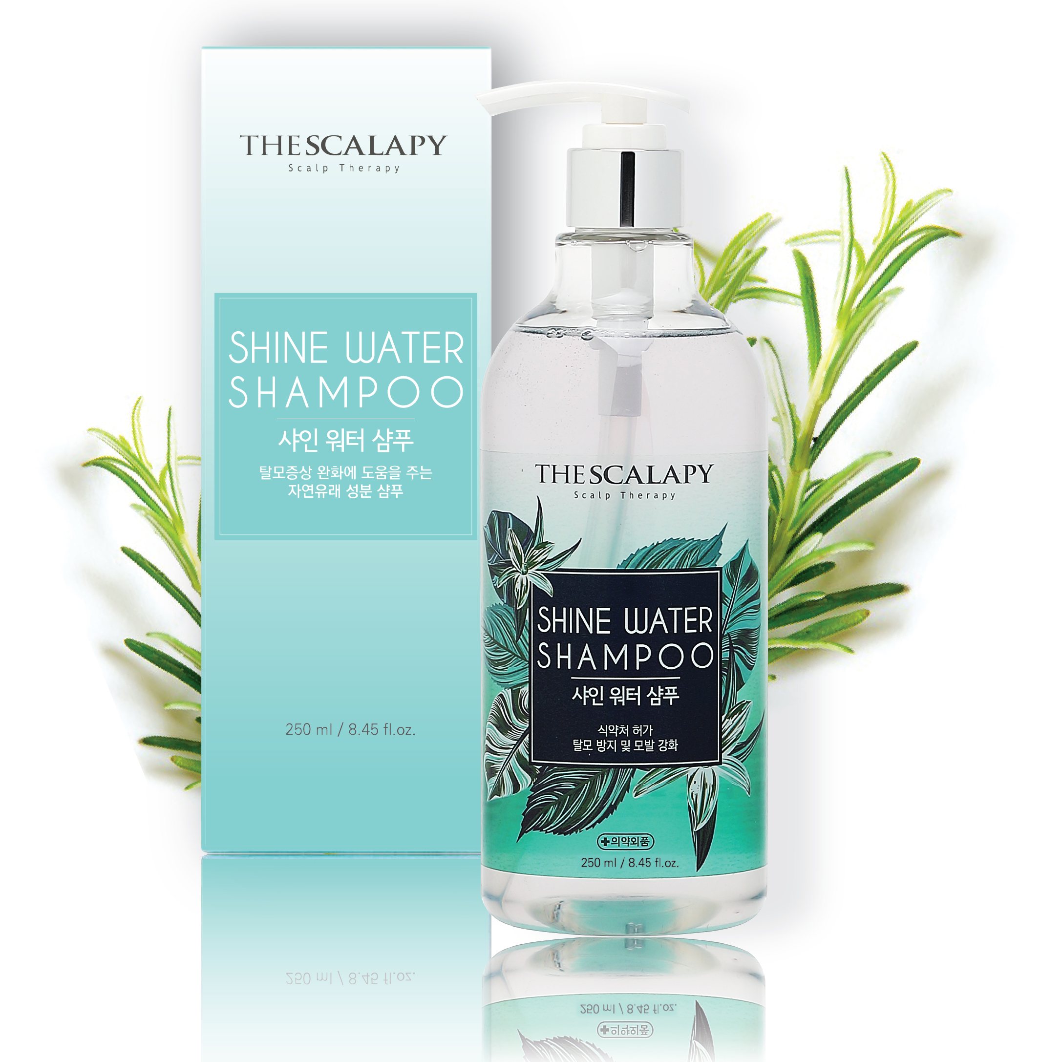 Dầu Gội Thảo Dược Hàn Quốc Chống Rụng Tóc Kích Thích Mọc Tóc Siêu Cấp Ẩm Cho Tóc Khô Xơ Shine Water Shampoo 1 Chai 250Ml
