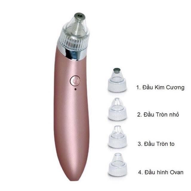 Máy Hút Mụn Cầm Tay 4 Đầu Hút Thông Minh Giúp Bạn Có Làn Da Mịn Màng 11c149