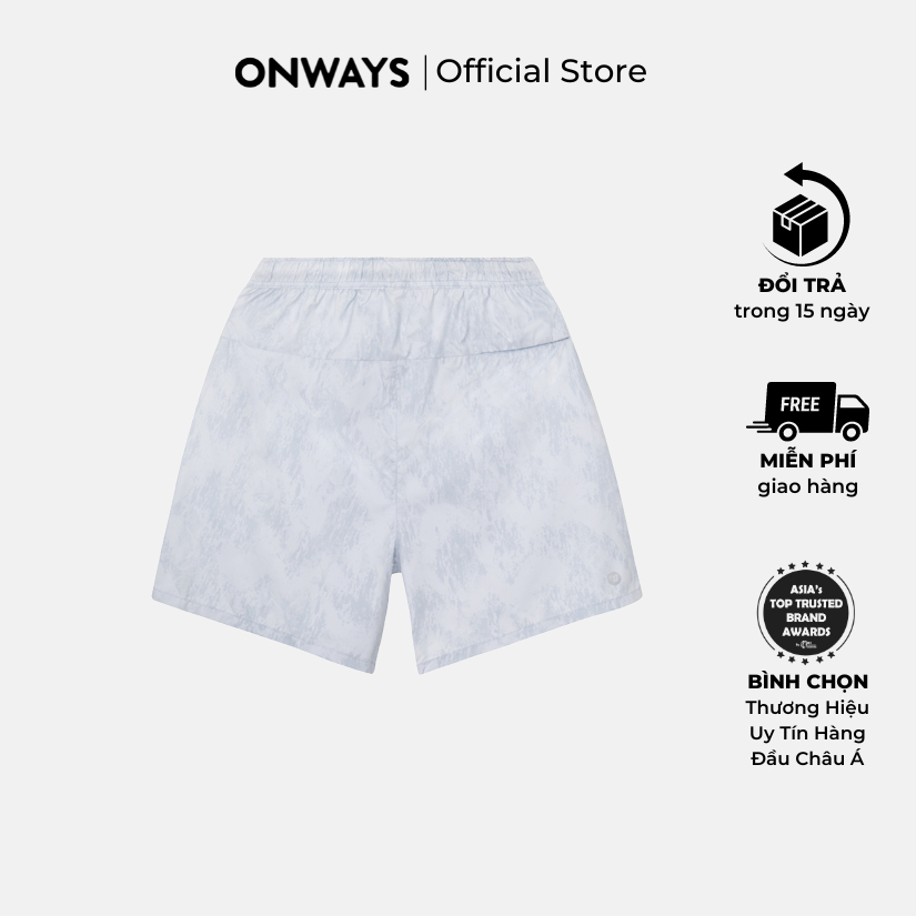 ONWAYS Quần Short Thể Thao Nam Chạy Bộ Lưng Thun Co Giãn Thoáng Mát Mỏng Nhẹ HENRY SHORT 6 INCH MEN