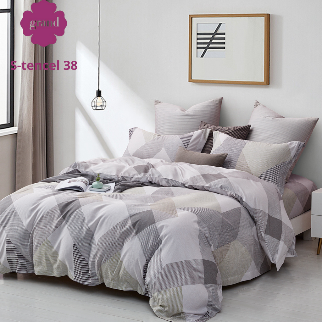 [Nhiều màu-Khóa kéo] Vỏ gối ôm Grand bedding 100% Stencel Hàn Quốc 33x100 cm