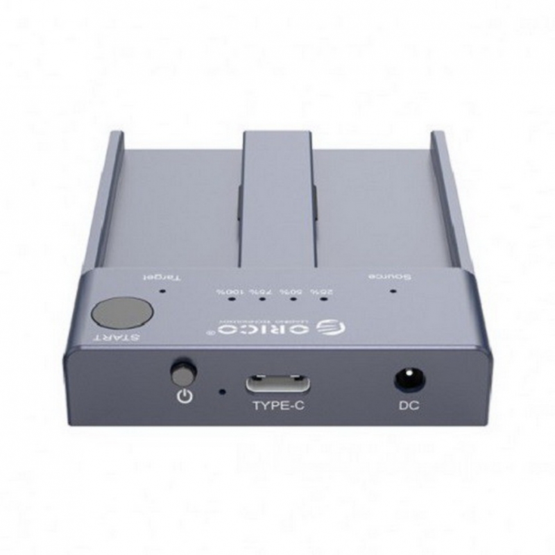 Đế ổ cứng 2 khe cắm SSD ORICO NVME M.2 Tốc độ 10Gbps M2P2-C3-C-GY