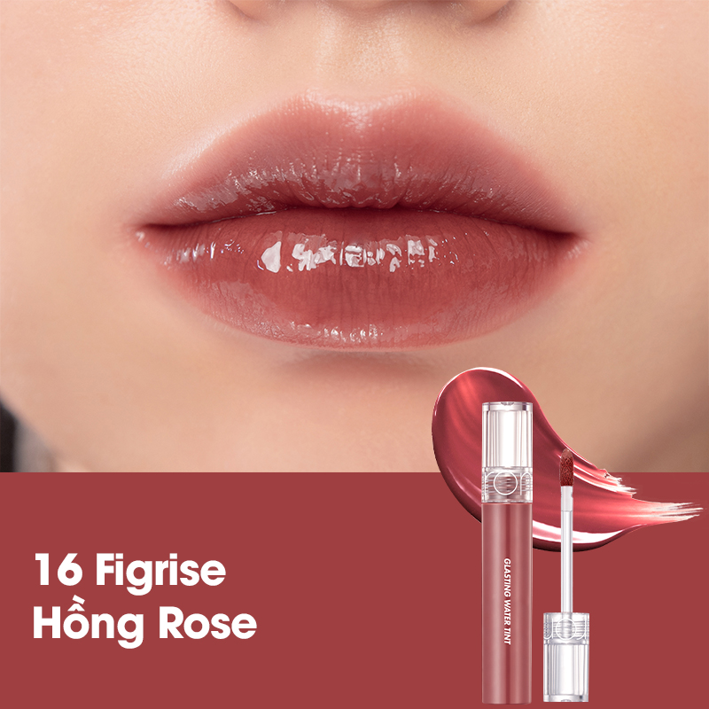 [NEW 14-17] Son Tint Bóng Lì Căng Mọng Môi Hàn Quốc Romand Glasting Water Tint 4g (04 Đỏ Nâu 03 Cam 