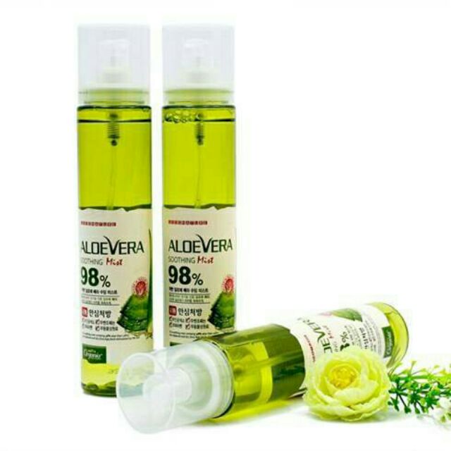 [HCM]Xịt khoáng lô hội nha đam Aloe Vera Soothing Mist 98%
