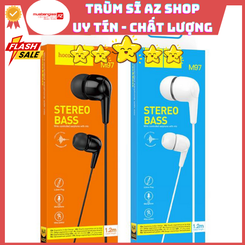 Tai Nghe Nhét Tai Hoco M97 - Có Dây, 10mm, Trang Bị Micro