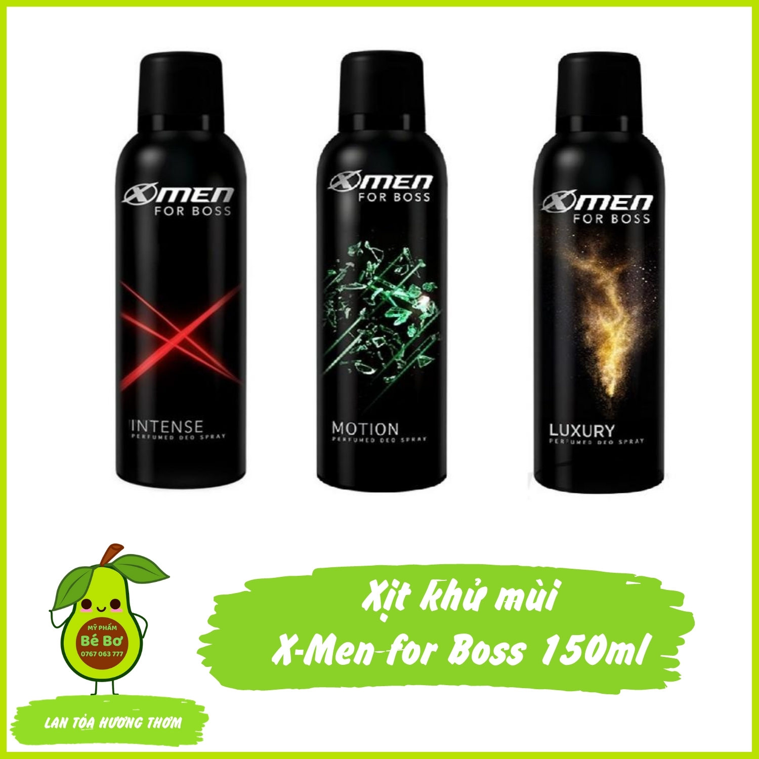 XỊT KHỬ MÙI XMEN FOR BOSS 150ML