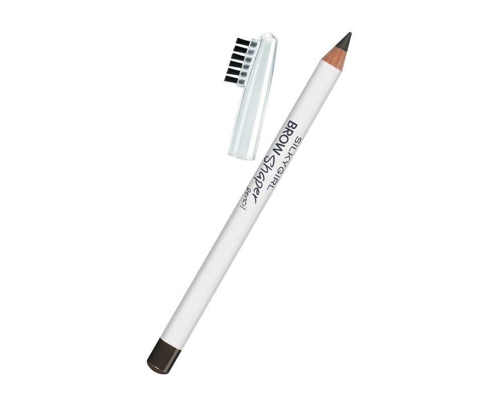 [Hcm]Chì Mày Kèm Chổi Silkygirl Brow Shaper Pencil - 02 Dark Brown