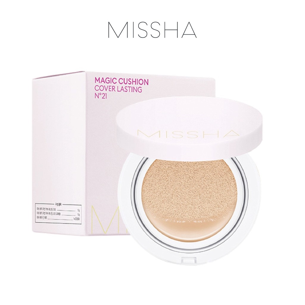 [HCM]Phấn nước kiềm dầu che phủ tốt Missha M Magic Cushion Cover SPF50+ PA+++