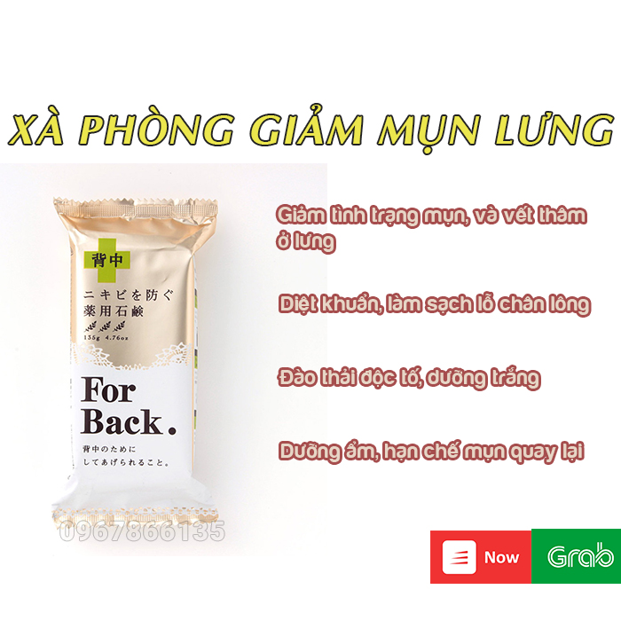 Xà Phòng Giảm Thâm Mụn Ở Lưng Nhật Bản For Back Soap 135G