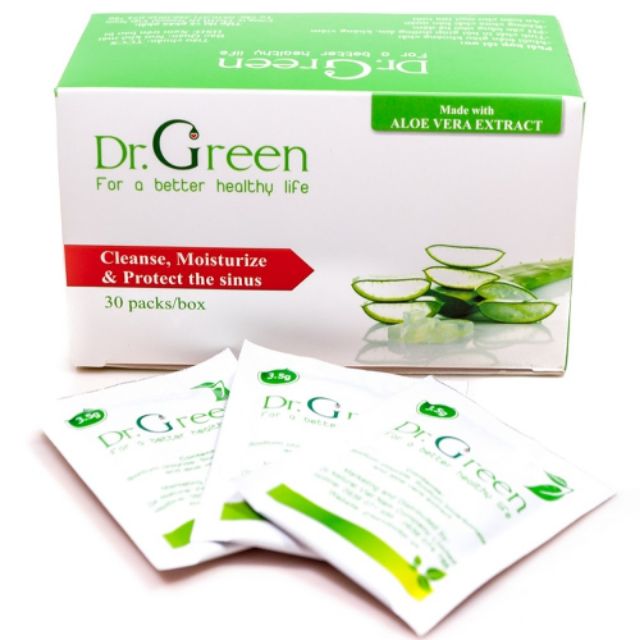 [Hcm]Muối Biển Nha Đam Dr.green Hộp 30 Gói