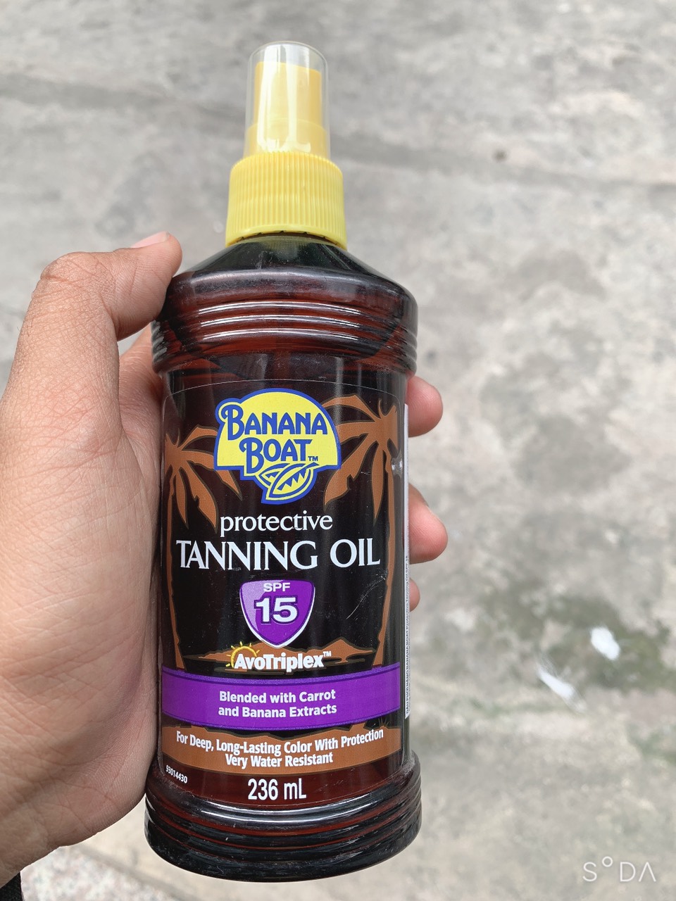 Dầu Phơi Nắng Bảo Vệ Da Banana Boat Deep Tanning Oil Spf15 236Ml