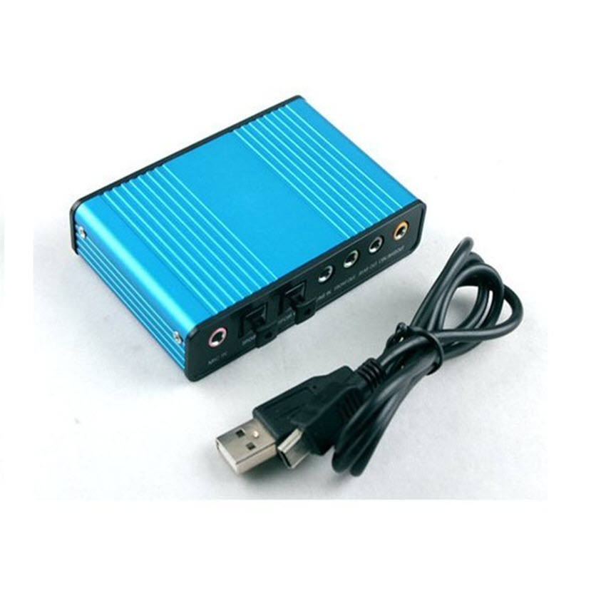 Sound Card USB máy tính cho hệ thống âm thanh 5.1 cao cấp