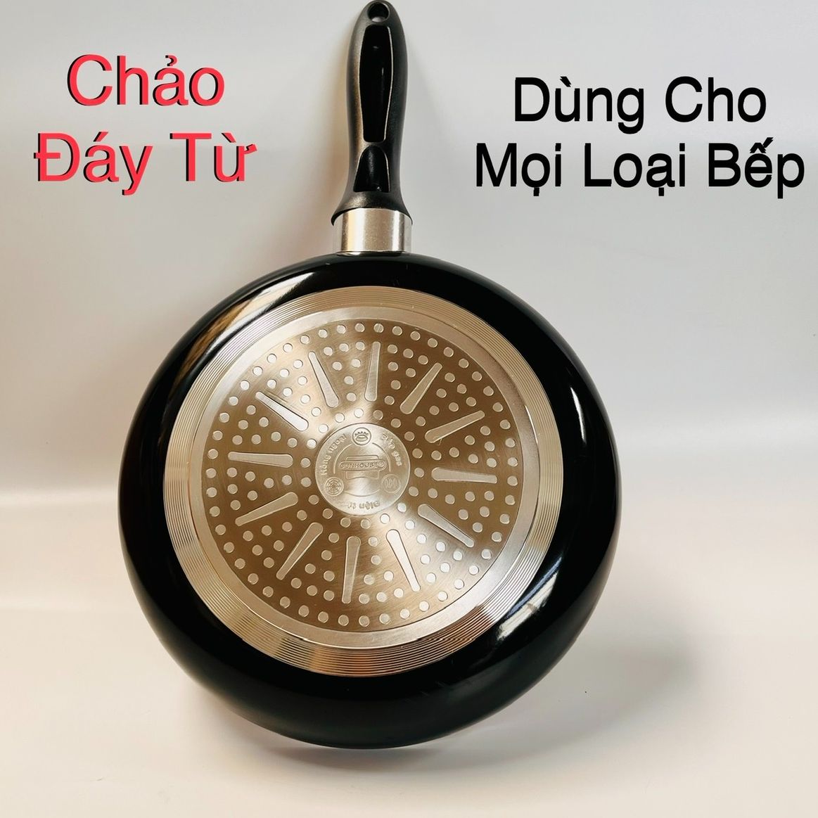 Chảo chống dính Vân Đá cao cấp SUNHOUSE SHG 16cm / 18cm / 20cm / 22cm / 24cm / 26cm / 28cm / 30cm  d